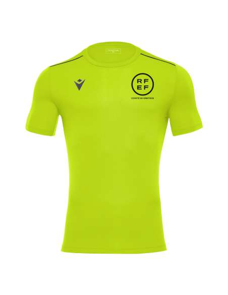 Camiseta entrenamiento Macron RFEF CTA Neón serig