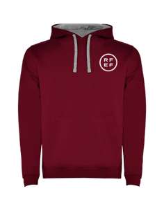 Sudadera paseo Granate RFEF