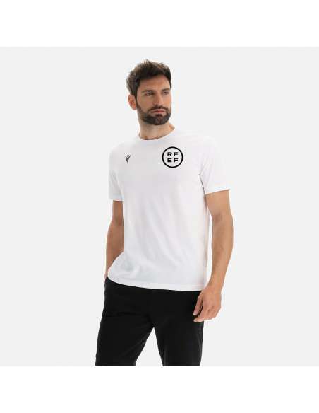 Camiseta paseo Macron Blanca