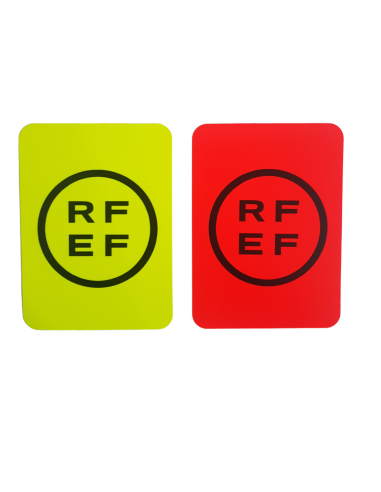 Tarjeta Amarilla y Roja RFEF