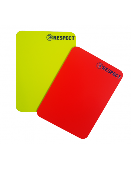 Tarjeta Amarilla y Roja UEFA Respect