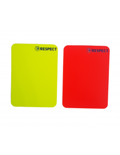 Tarjeta Amarilla y Roja UEFA Respect 2