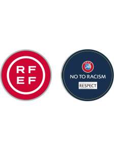 Moneda sorteo RFEF/Uefa Respect No to Racism