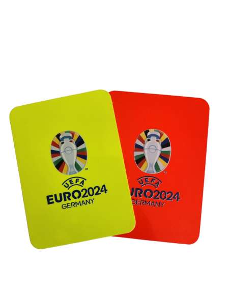 Tarjeta amarilla y roja EURO24