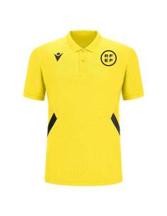 Polo de paseo RFEF Macron amarillo