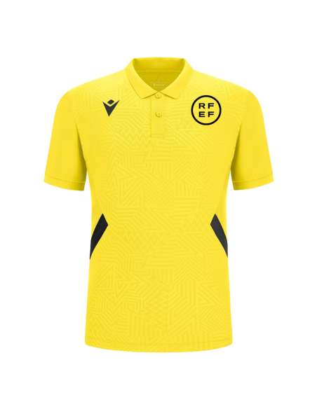 Polo de paseo RFEF Macron amarillo