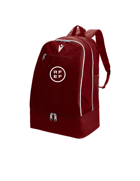 DESCUENTO ULTIMAS UNIDADES Mochila Sport Macron con Zapatillero Granate RFEF