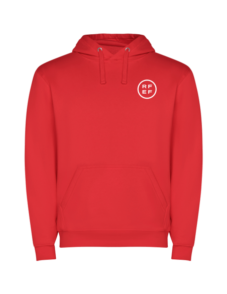 Sudadera paseo rojo RFEF
