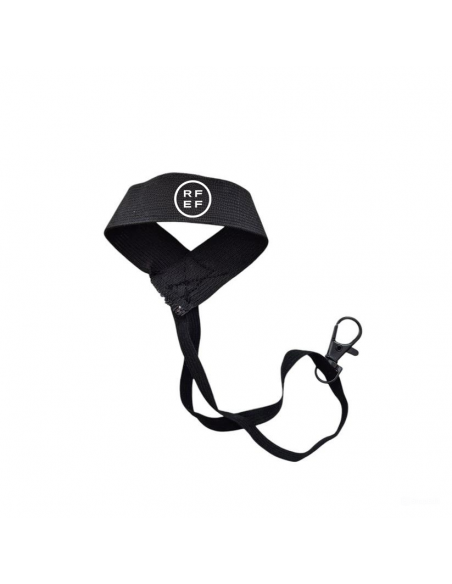 Pulsera Lanyard Elástica RFEF blanco