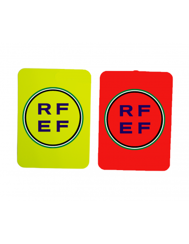 Tarjeta RFEF logo verde, blanco y negro (...