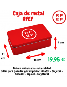 Caja de metal RFEF - Alta Calidad