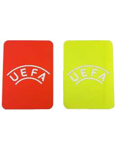 Tarjetas Logo UEFA plata