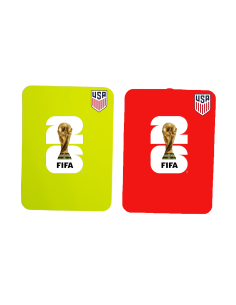 Tarjeta Amarilla y Roja Mundial 2026 Personalizada