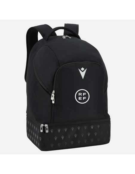 Mochila RFEF Sport 2026 con zapatillero NEGRO