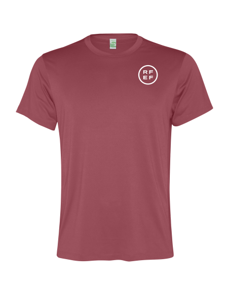 Camiseta técnica Rojo baya transpirable