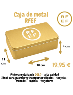 copy of Caja de metal RFEF - Alta Calidad