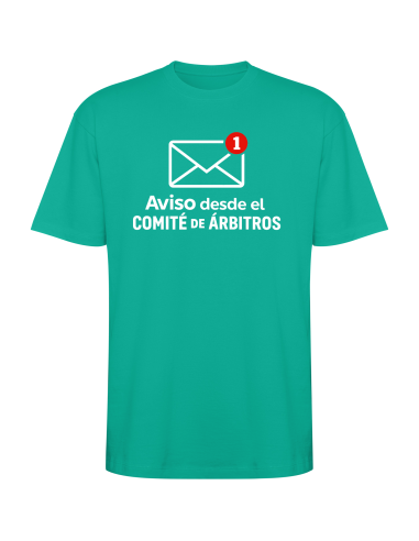 copy of Camiseta paseo Aviso del Comité blanco...