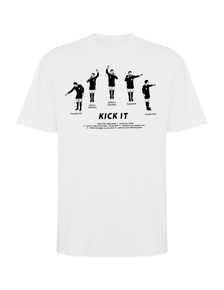 Camiseta paseo KICK IT blanco