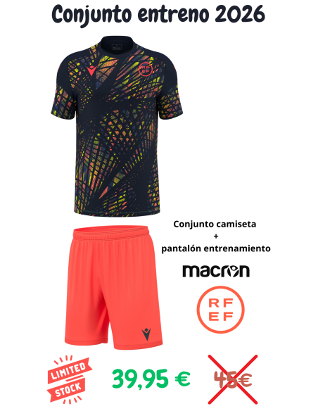 Conjunto Camiseta coral RFEF + pantalón