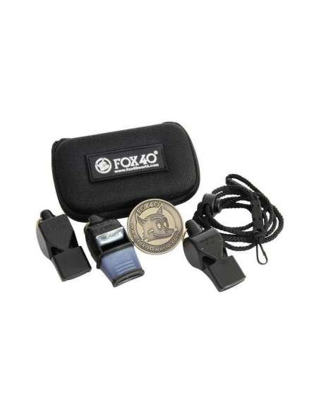 Pack 3 silbatos con estuche y moneda exclusiva