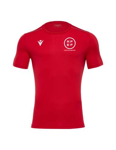 Camiseta entrenamiento Macron RFEF CTA Rojo serig